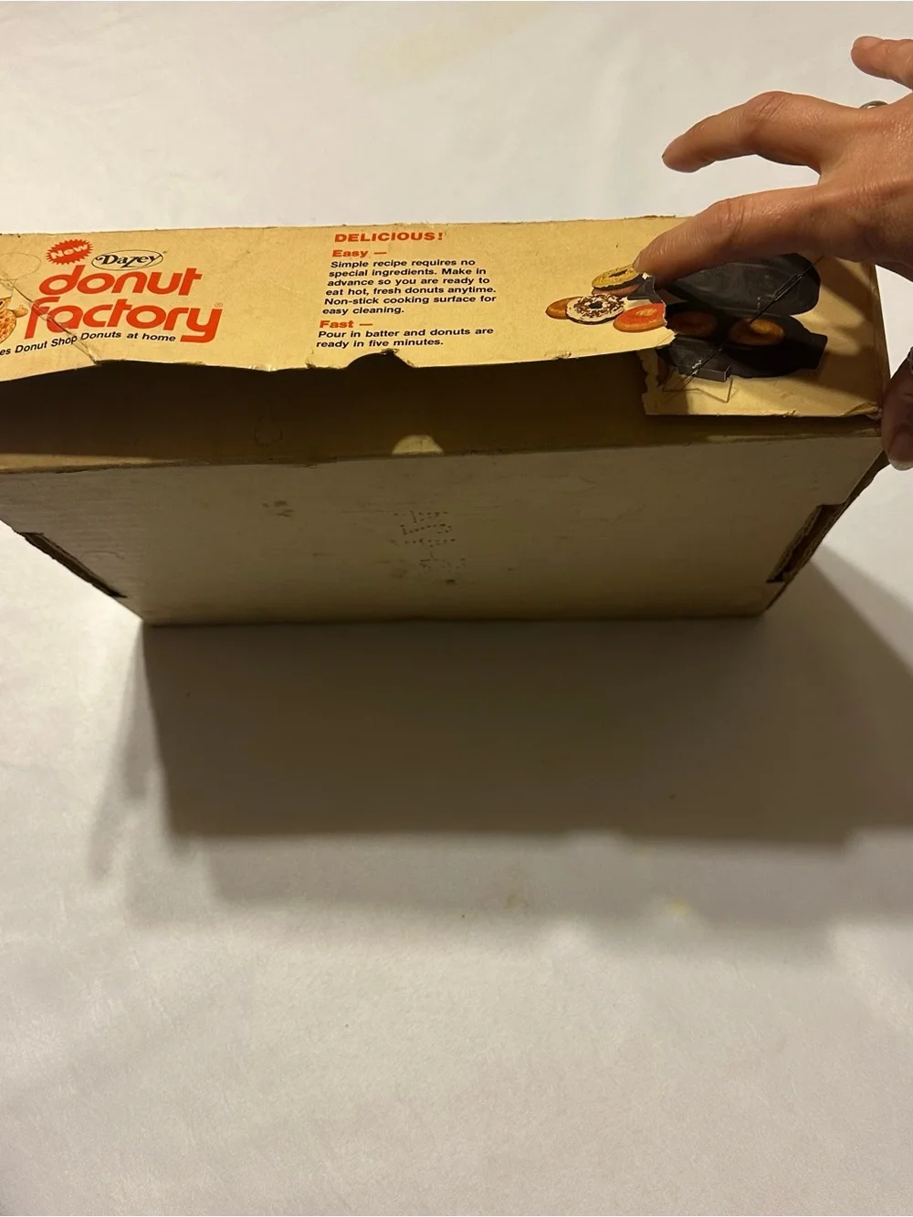 Vintage Donut Factory Donut Maker - Black